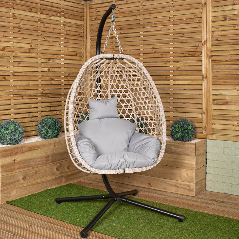 Samuel Alexander Wicker Outdoor Lounge Chair, Grey