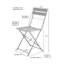 Ensemble de chaises d'extérieur pliables Modern-1902041134