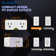 15 - Amp Standard Tamper Resistant Quadplex Outlet