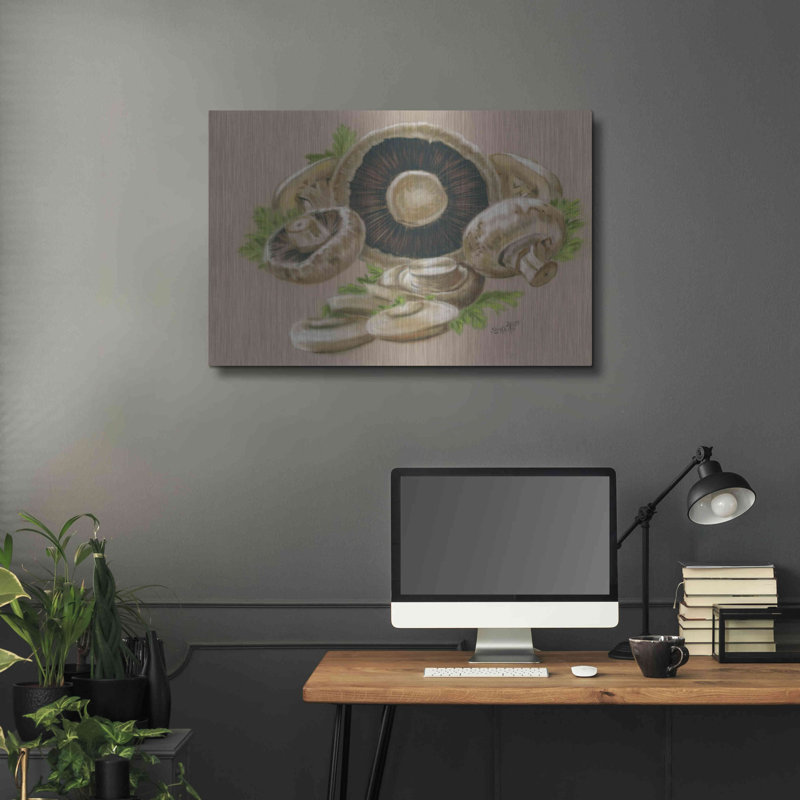 "Champignons" par Barbara Keith, H 24 po x l 36 po