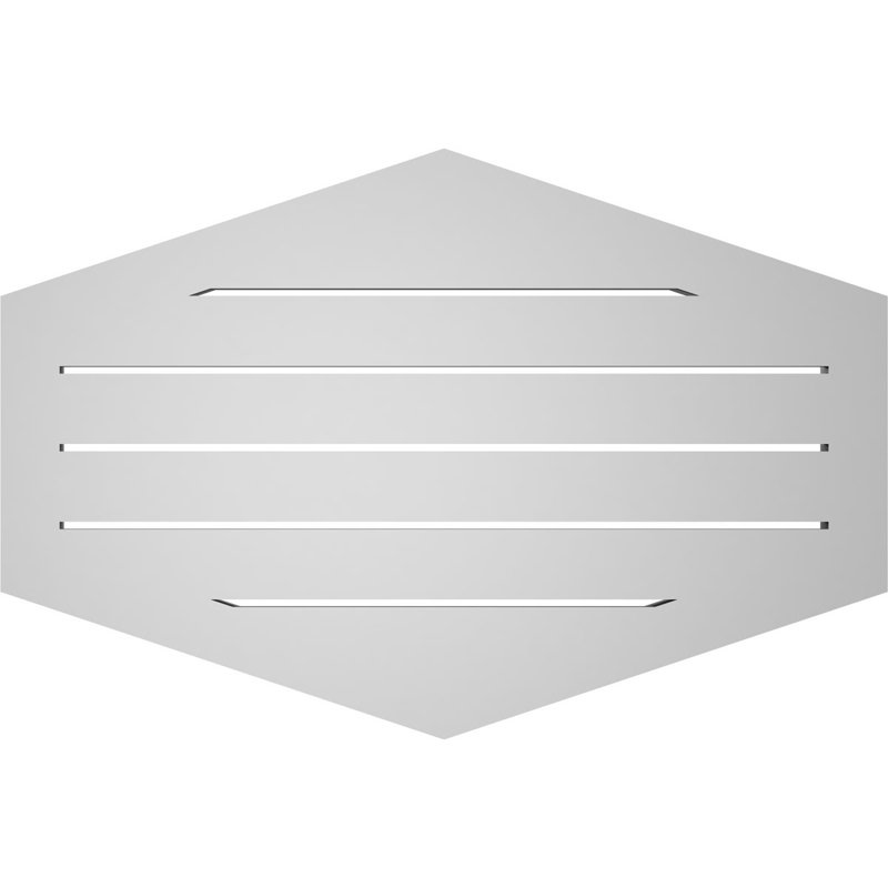 Pente verticale verticale en uréthane 4 pi, H 1,5 po x l 30 po x L 20 po