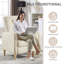 Oka Upholstered Linen Armchair-168119363