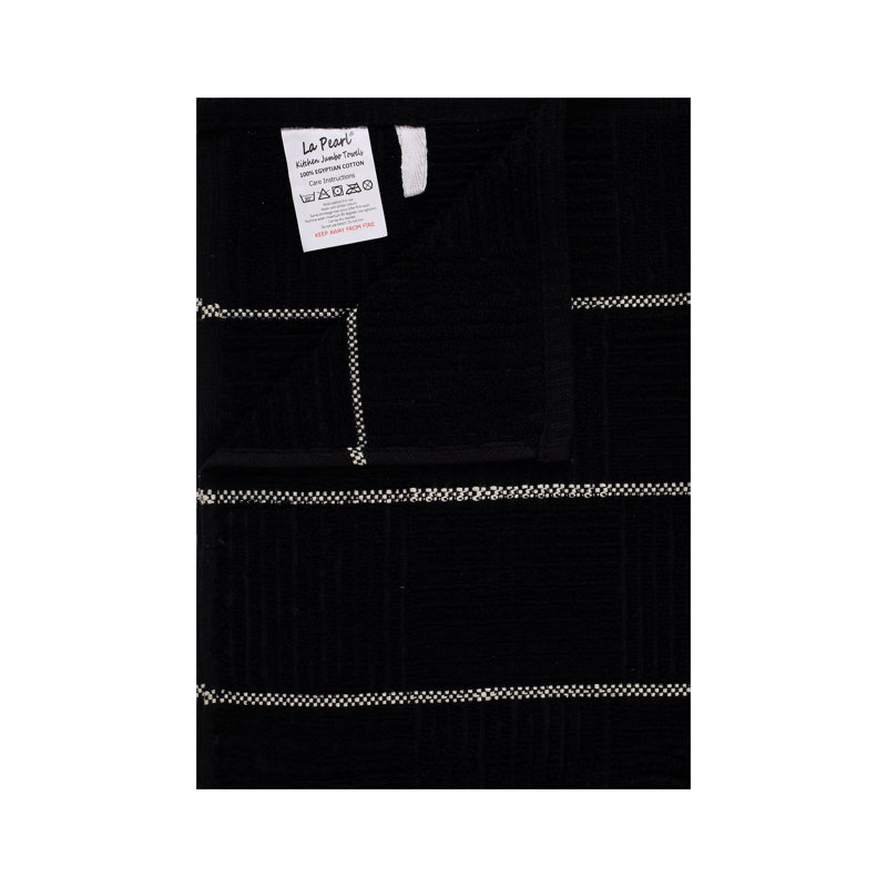 Cotton Stripe Jacquard Tea Towel Kitchen Towel