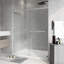 Porte de douche sans cadre à double porte coulissante de 55 à 59 po x H 72 po-108813895