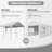 13 ft  x 20 ft Garage Heavy Duty Carport Portable Garage Storage Shed Canopy-115238444-115238441