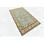 Tapis bleu clair 4 x 6 Pascoe