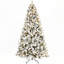 Arbre de Noël 8 pi avec 470L lumières DEL colorées et boule G45-1184326790