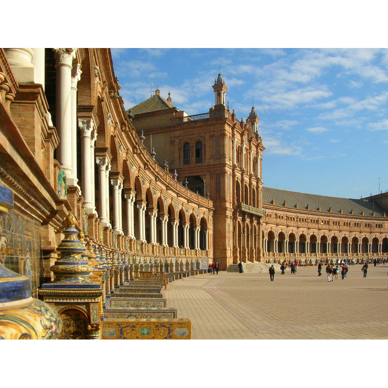 Plaza de Espana, Espagne, H 18 po x l 24 po