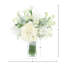Hortensia avec arrangement d'eucalyptus et d'herbe