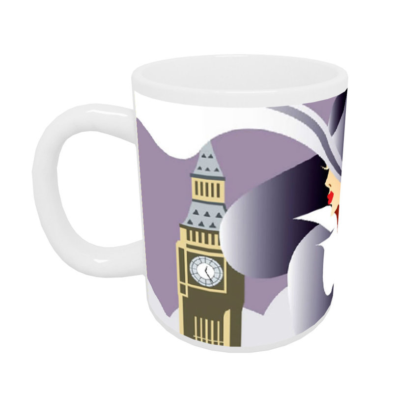 Rosann Earthenware Coffee Mug