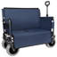 Chariot pliant 3 en 1 avec banquette - capacité de 500 lb, pneus de plage 9 po x 4 po pour le camping et la plage-116474560