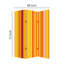 Paravent en toile de bois multicolore Pays-Bas 48 x 72