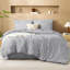 Ensemble d'édredon pour grand lit avec draps vert émeraude foncé Andency 7 pièces dans un sac Ensembles de literie complets avec édredon, draps, taies d'oreiller et taies décoratives-124612908-124612913