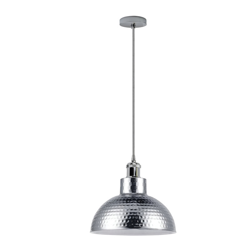 Denoila 1 - Light LED Dome Pendant, Yes, Chrome