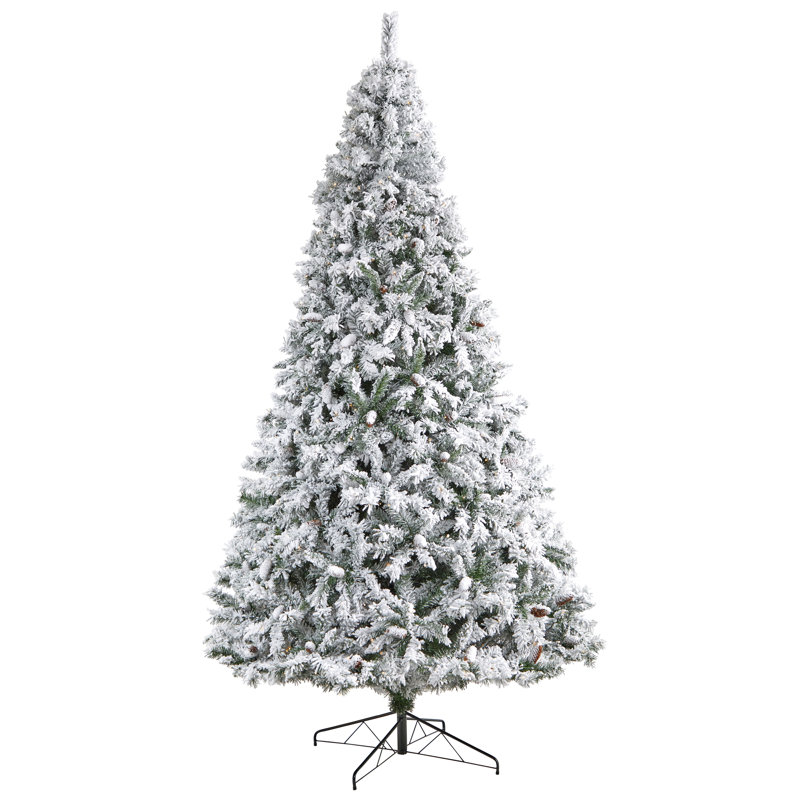 Lighted Artificial Pine Christmas Tree, 3' H