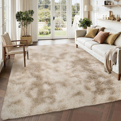 Large Tie-Dye Washable Shag Area Rugs Non-Slip Fluffy Shag Plush Fuzzy Shaggy Rug for Living Room, Bedroom, Home Decor