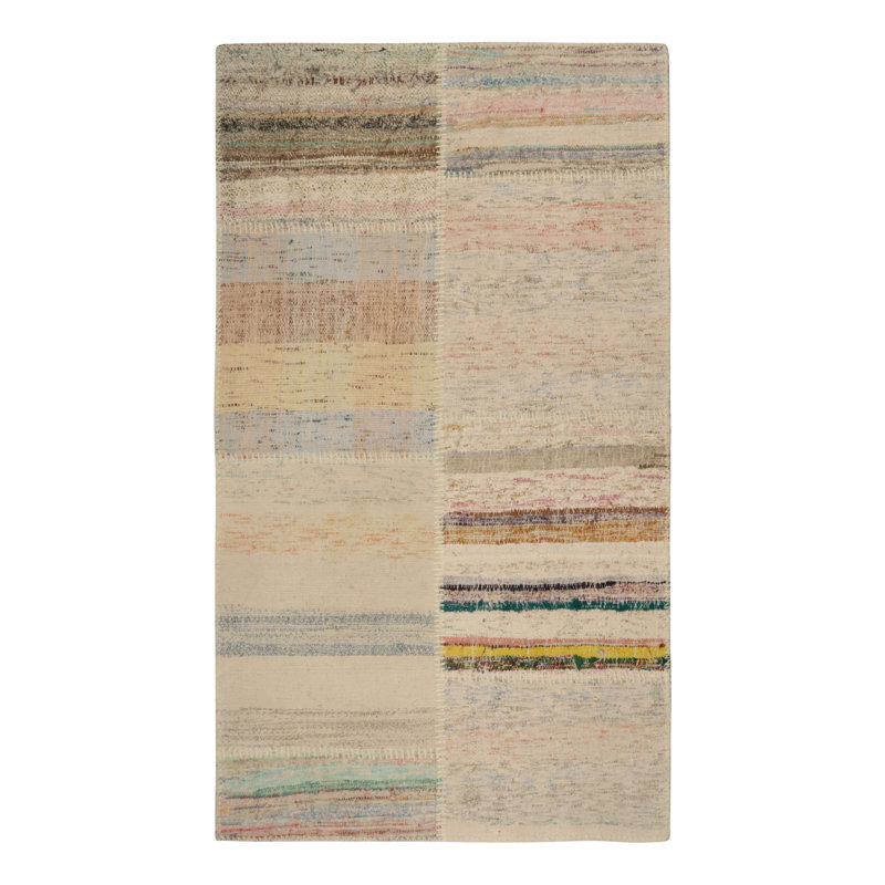 One-of-a-Kind 3’ X 5’1” Hand Knotted Area Rug, Rectangle 3' x 5'