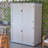 Rust Proof Resin Garden Equipment Storage With Partitions
