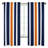 Stripe Solid Semi-Sheer Rod Pocket Curtain Panels
