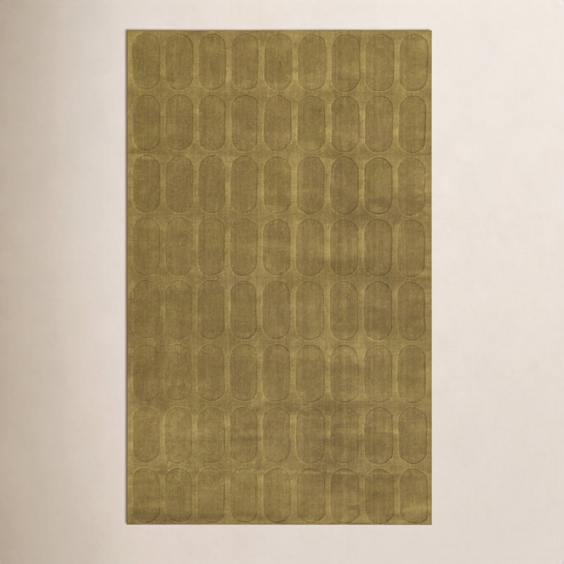 Mazzi Geometric Hand-Loomed Wool Area Rug, Rectangle 7'10" x 10'