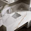 Verticyl Vitreous China Square Undermount Bathroom Sink with Overflow-42270922
