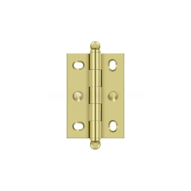 2.5'' x 1.75'' Butt Bearing Hinge, Polished Brass