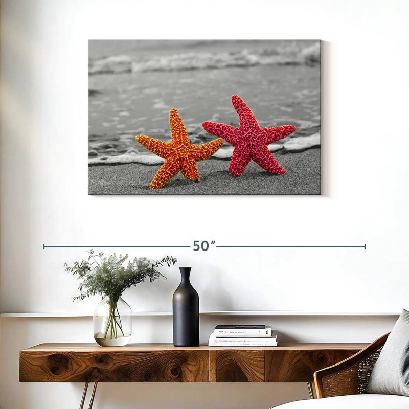 Brampt Nautical Starfish Duo, 24" H x 36" W