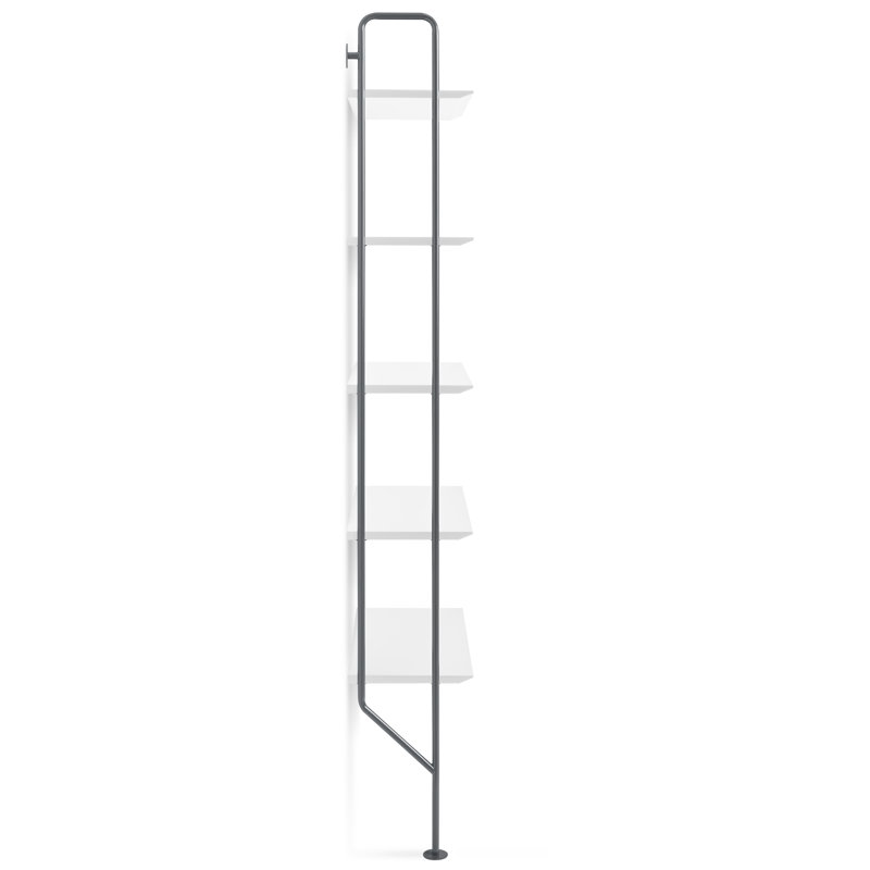Hitch Bookcase Add-on Kit, White/Slate