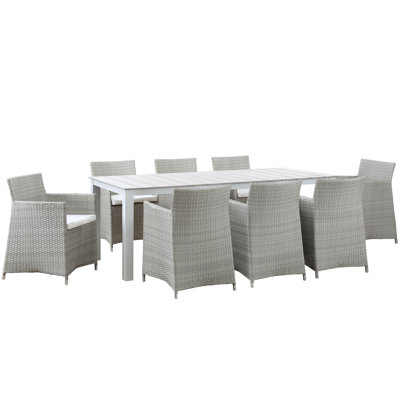Ensemble repas d'extérieur 9 pièces Modway Junction