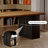 Nut-brown+Black Rectangular Solid Wood+Iron desk-1680361192