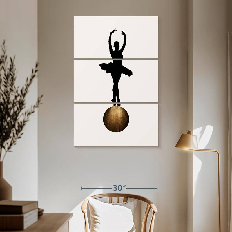 Enn Prima Ballerina Gold, 74" H x 48" W