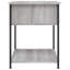 Allums 44cm W Iron Bedside Table-640343855-607737446