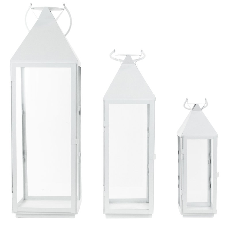 Lanternes modernes blanches mattes