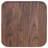 Gladus Rustic Walnut Wood Seat for Colourful Metal Barstools