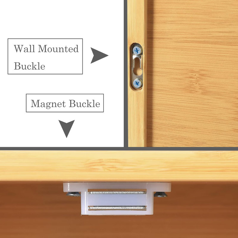 Armoire murale en bois massif Novaleigh