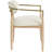 Riccio Performance Fabric Upholstered Dining Arm Chair-992955093-992955089