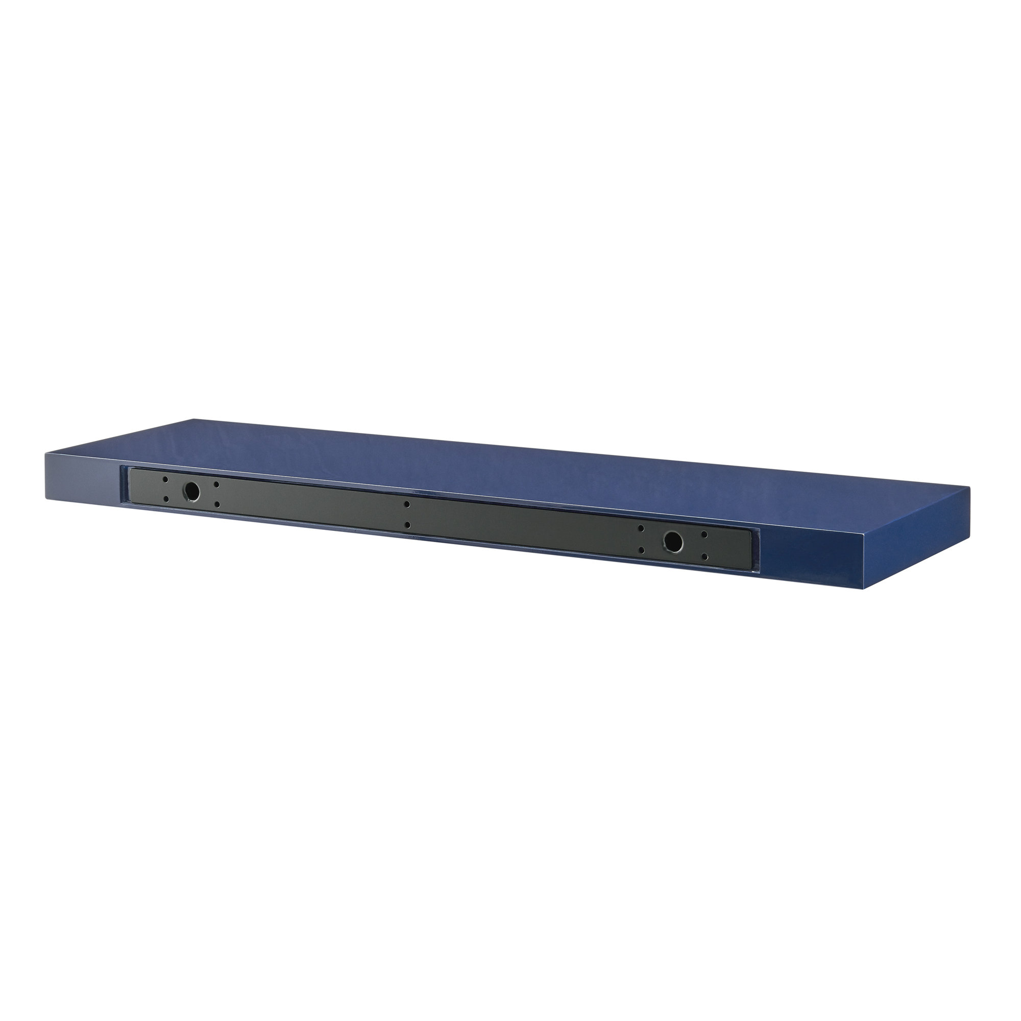 Sherice Floating Shelf, 1.97" H x 36.23" W x 10.24" D, Matte Black