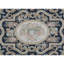 Hand-Knotted High-Quality Black and Beige Area Rug