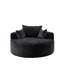 Fauteuil-lit en chenille, 55 po, sans assemblage, salon, chambre à coucher, salon, coussin de projection