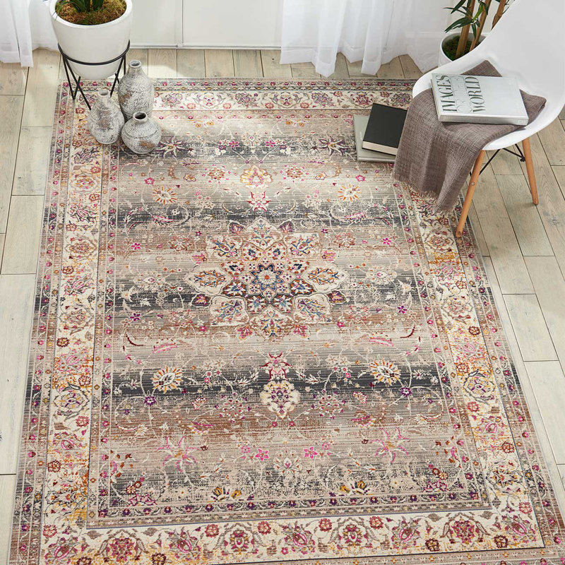 Deonna Floral Area Rug, Rectangle 239 x 300 cm