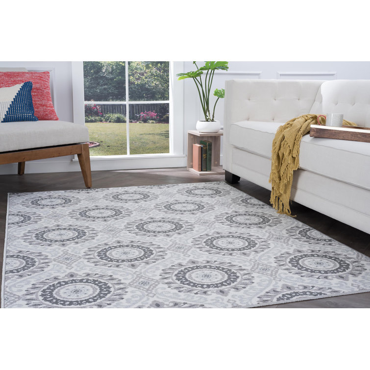 Tapis ivoire/gris Ashbrook