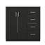 Ensemble de meuble-lavabo 36 po avec lavabo en céramique 36 po, ensemble de meuble-lavabo autonome équipé de 3 tiroirs-403869218