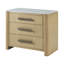 Essence 3 - Drawer Solid Wood Nightstand-1175075320