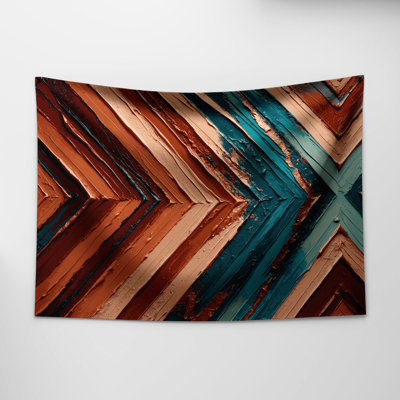 Southwestern Patterns Navajo Chevron Wall Tapestry
