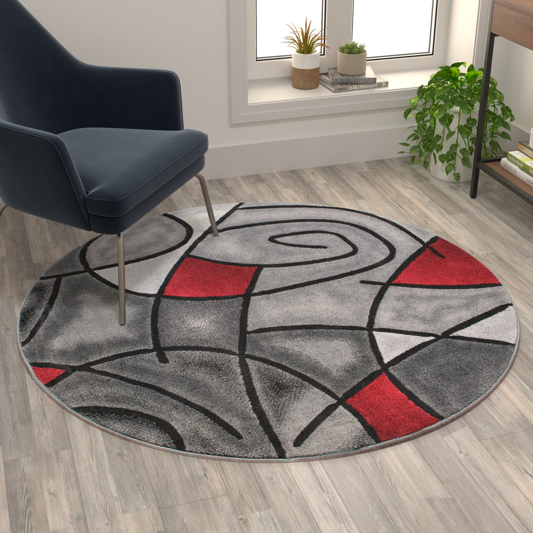 Sioar Abstract Indoor Rug Orren Ellis Rug 