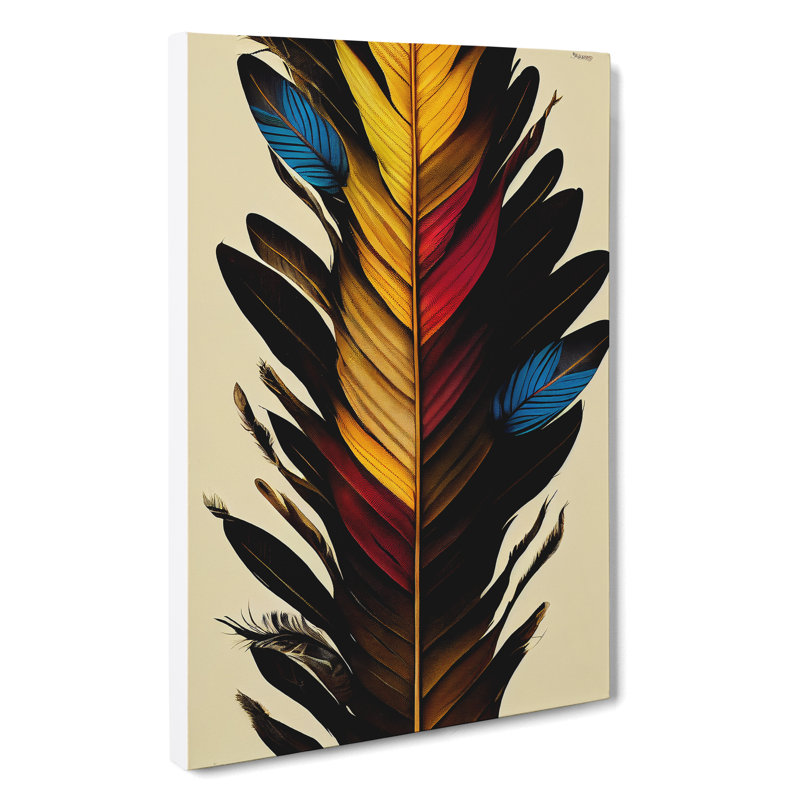 Incomparable Feather - Wrapped Canvas, 60cm H x 40cm W x 3cm D