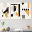 Ensemble de 3 pièces d'art moderne rétro Mid-Century-1428390133
