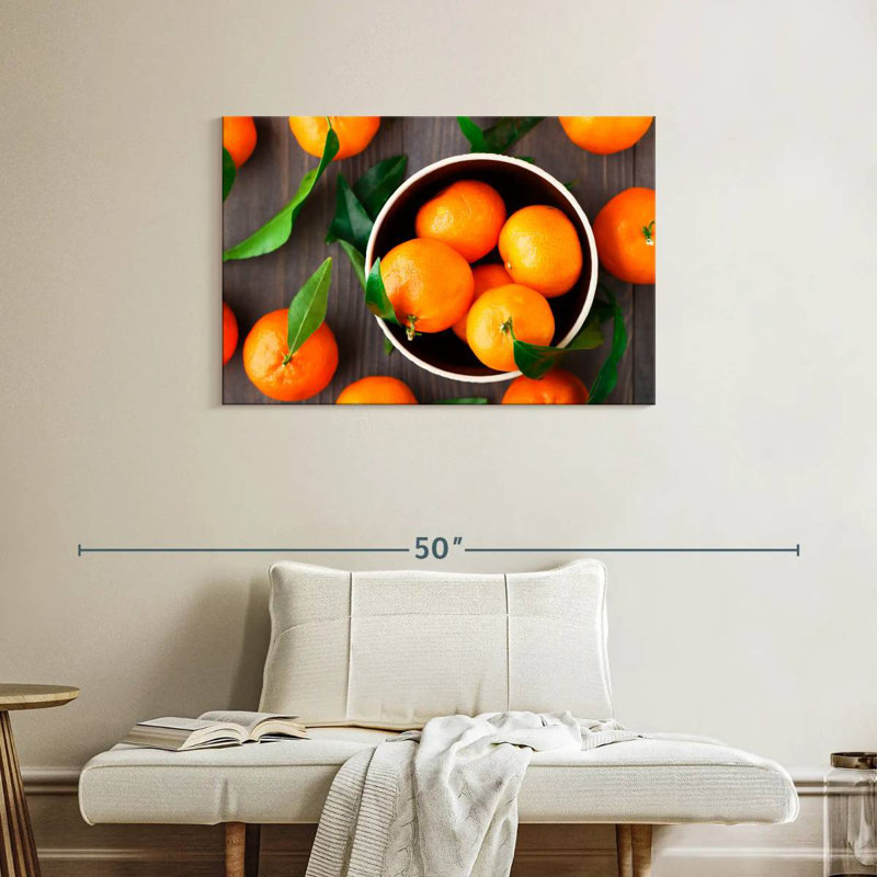 Yarlin Tangerine, 24" H x 36" W