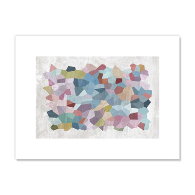 Geometry In Color " Geometry In Color " Painting Print