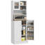 Garde-manger avec tablettes réglables, portes
